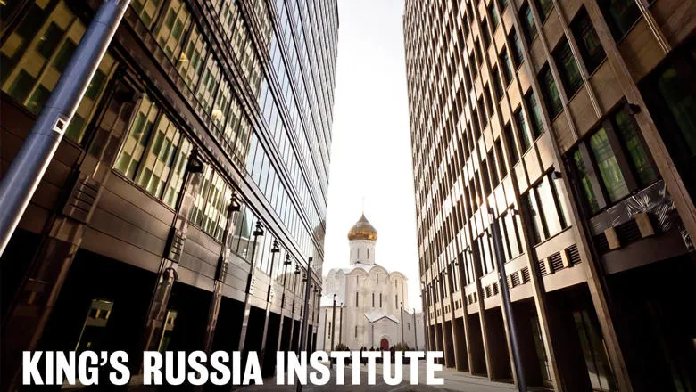 The event is hosted by the King's Russia Institute.