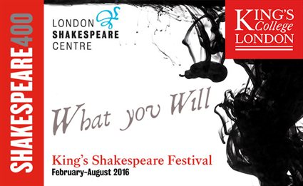 What you Will King's Shakespeare Festival logo