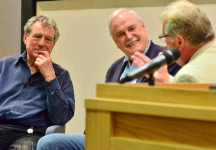 Terry Jones, John Cleese and Richard Burridge at Jesus and Brian