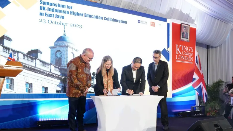 Indonesia UK British Council Symposium signing October 2023 