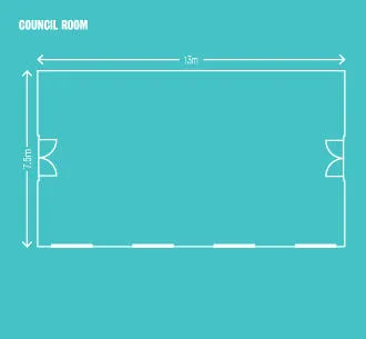 Council Room floor plan
