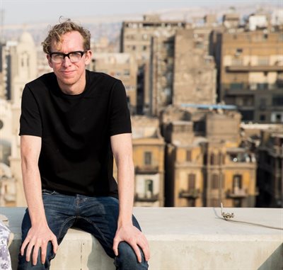 Andy Field (English postgraduate student) photographed by Mostafa Abdel Aty