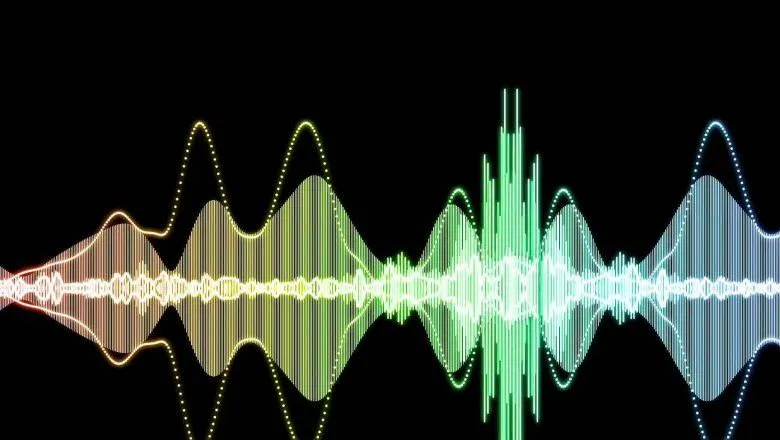 Shortening - image of visual sound waves