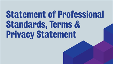 Statement of Professional Standards, Terms & Privacy Statement