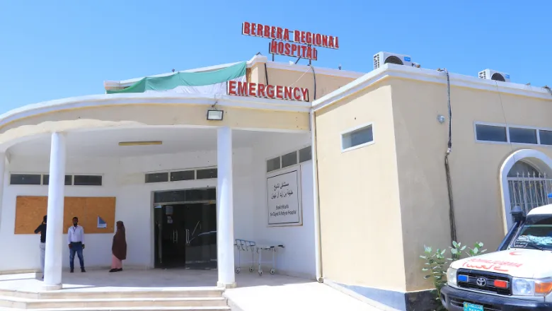 Berbera Hospital Somaliland facade