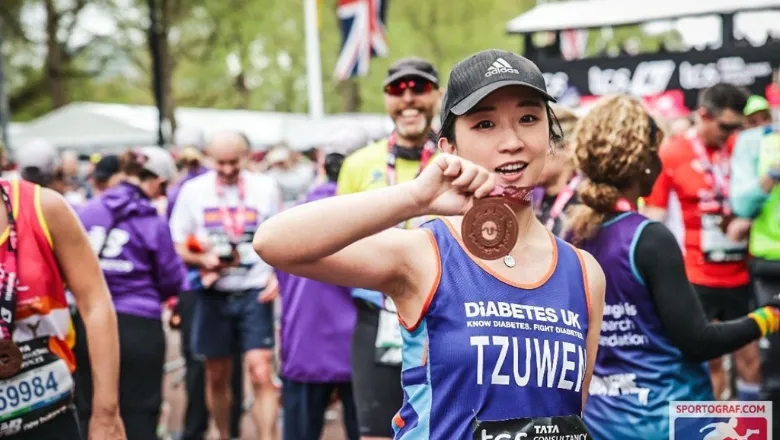Tzuwen marathon finish medal