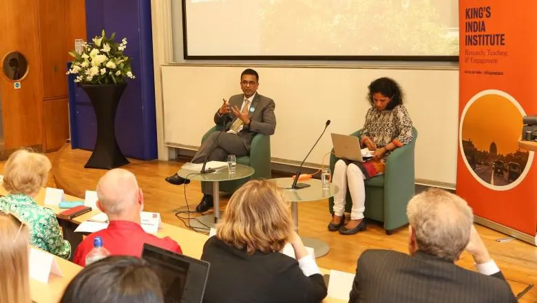The Justice's lecture was followed by a Q&A, chaired by Professor Prabha Kotiswaran.