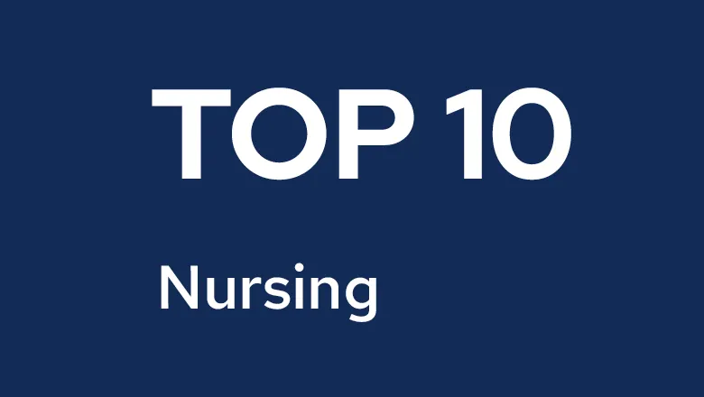 Top 10 QS subject ranking for Nursing 2023