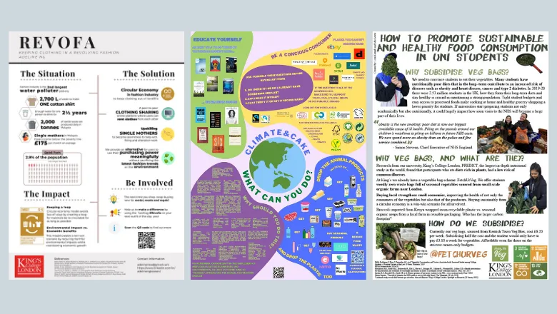 Student posters presented at the London Student Sustainability Conference 2021