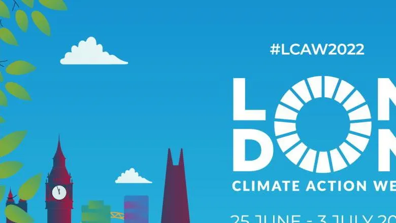 London Climate Action Week 2022 graphics
