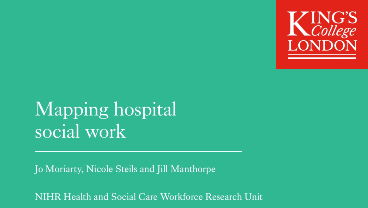 Mapping Hospital Social Work