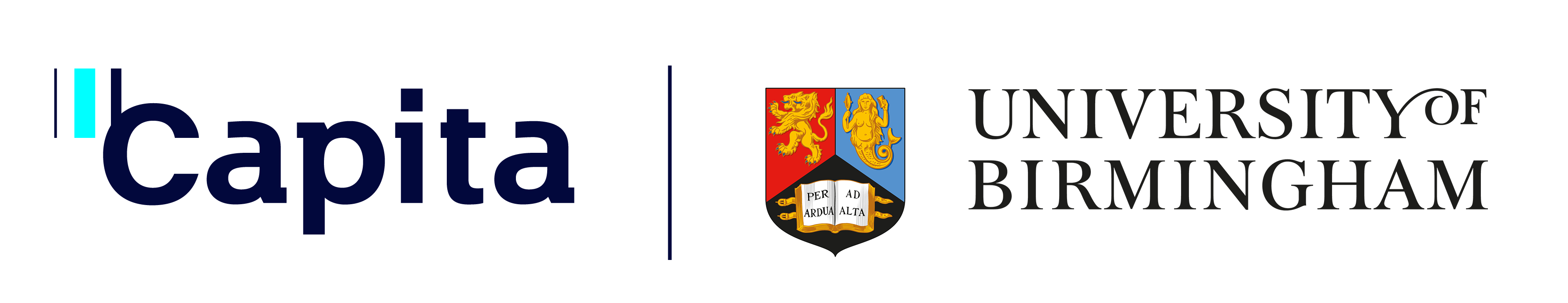 Capita & University of Birminham joint logo