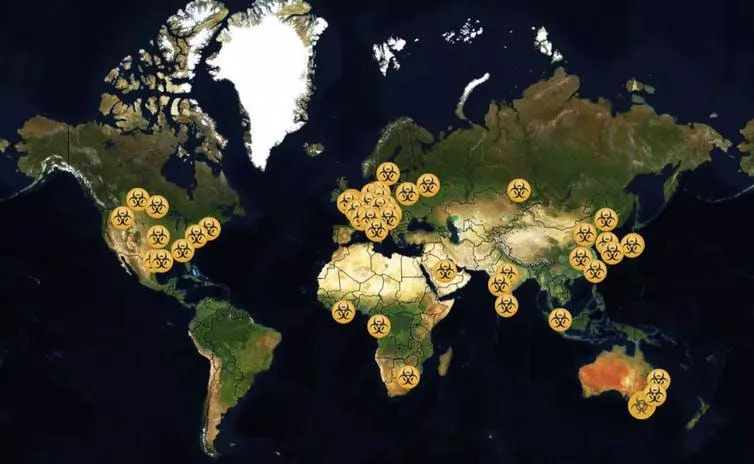 Global Bio Labs Map