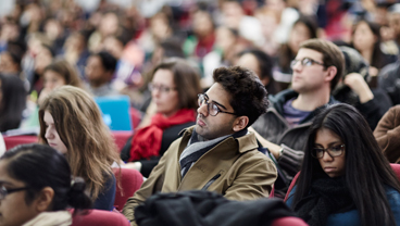 Students in a lecture, King's College London