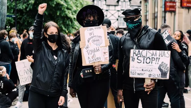 BLM demonstrations took place across the UK in 2020. Picture: HUMPHREY MULEBA/UNSPLASH