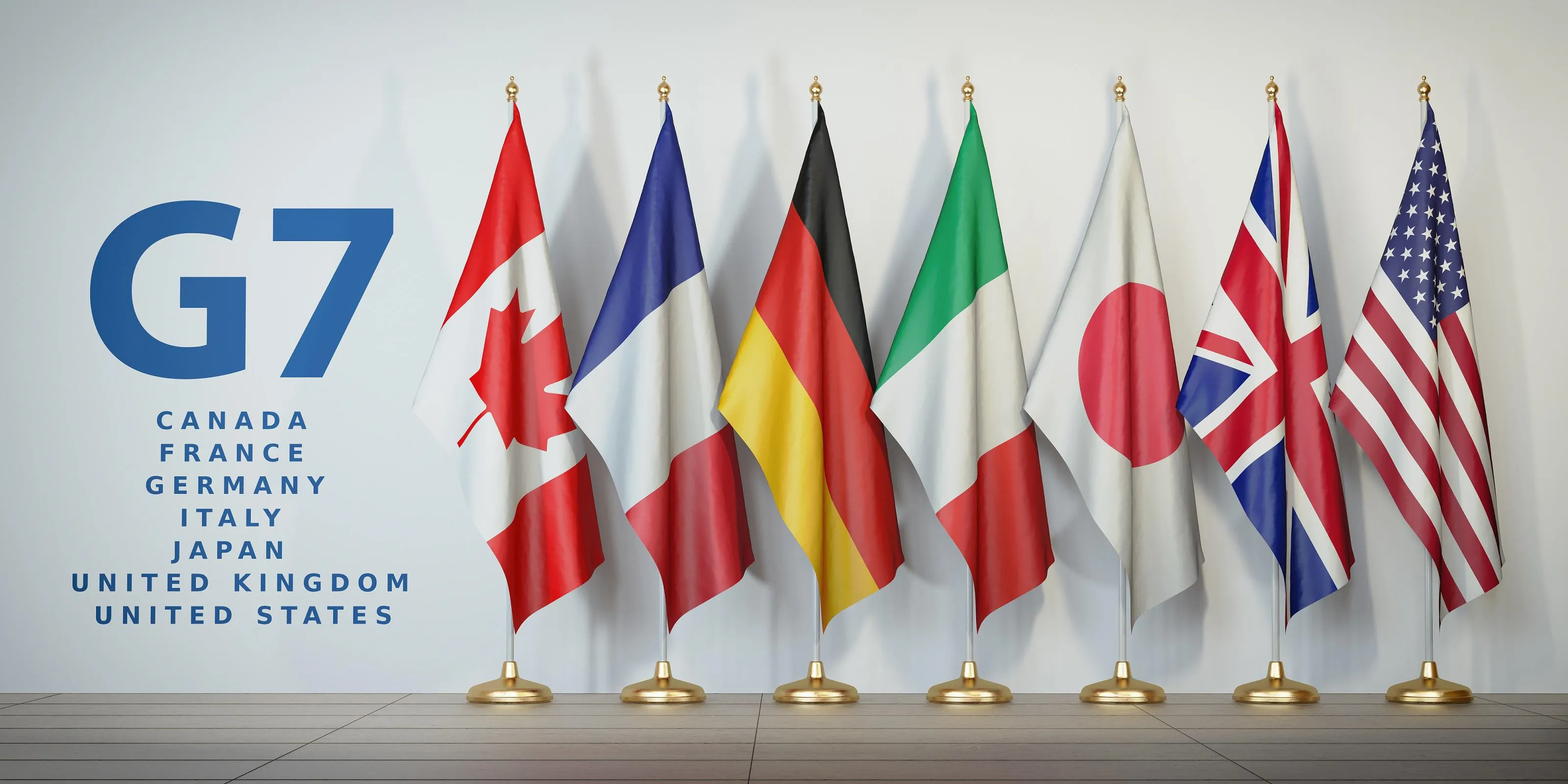 G7 Summit Flags