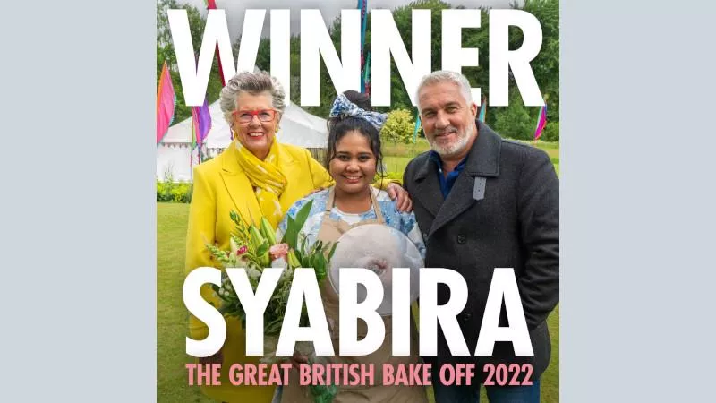 Syabira Yusoff winning the Great British Bake Off 2022