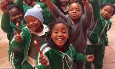 Students help teach good oral health in South Africa