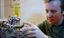 Pupils learn about robots on Informatics visit