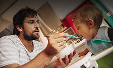 Parental 'feeding styles' reflect children's genes