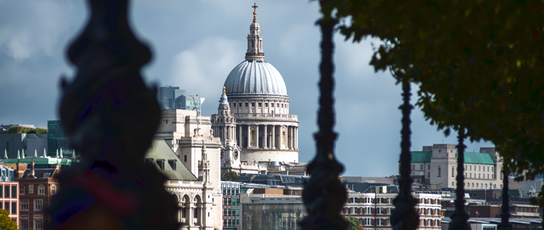 View of St Paul's Cathedral from Southbank