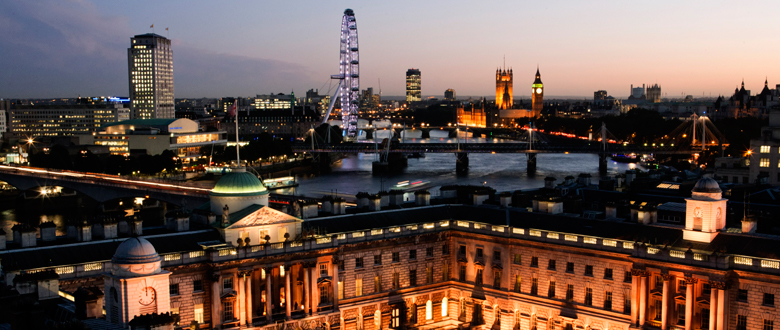 London view from King's College London