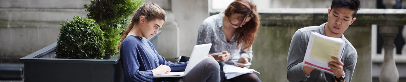 Students at the Strand Campus, King's College London