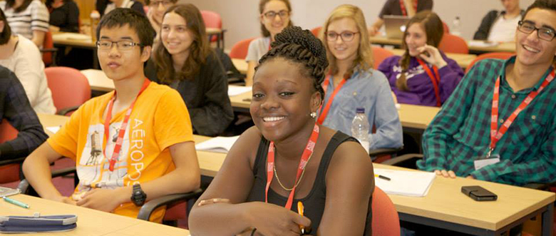 Students in class