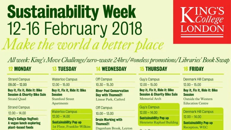 180129KCL EF SUSTAINABILITY WEEK - TIMETABLE-1