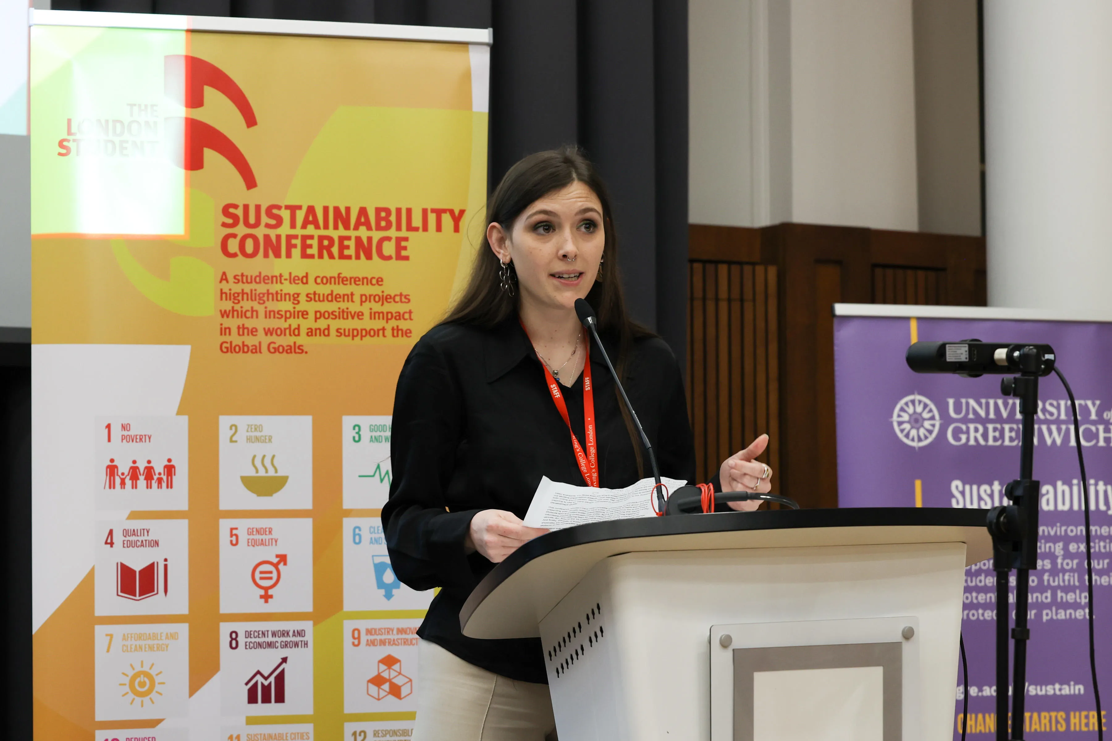 Closing remarks by Rosa Roe Garcia, Sustainability Project Assistant and LSSC23 Steering Group representative for King’s.