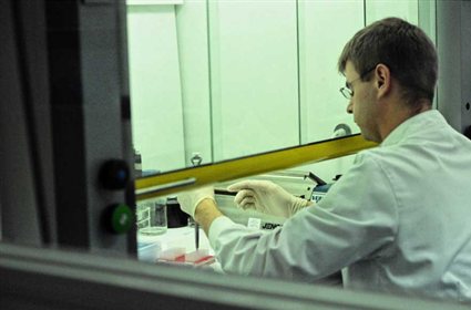 Student in Laboratory