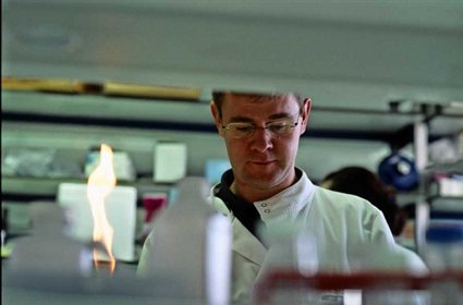 Student in Laboratory