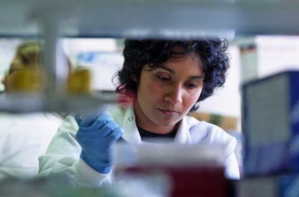Student in Laboratory