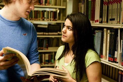 Students in Library