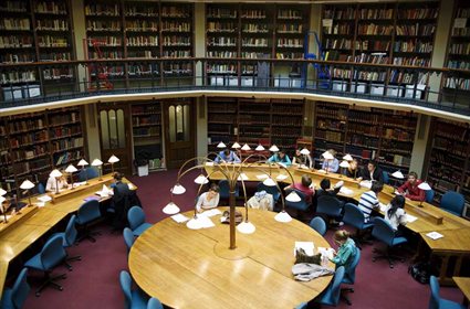 Students Studying in the Maughan Library