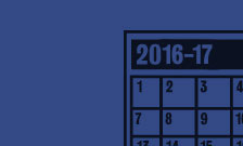 2016-17 calendar