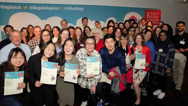 King's Civic Challenge 2021/22 teams at the Grand Final 