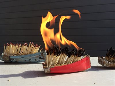Dark water burning world