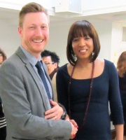 Nicole Ferdinand with Dorian Hayes Partnerships Manager