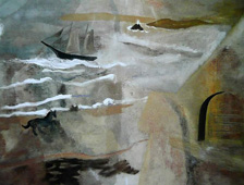 Ben Nicholson, Pothmeor Beach, 1928
