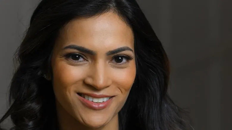 A close-up image of Rita Kakati-Shah