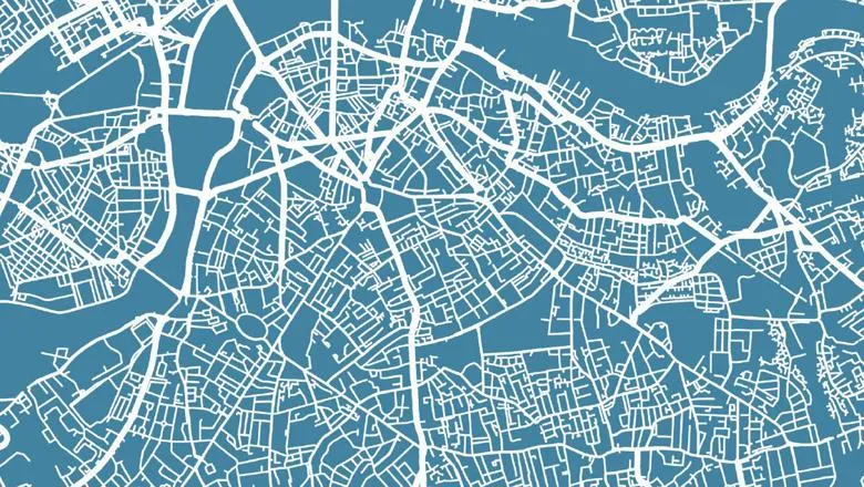 Figure Ground Diagram of South London