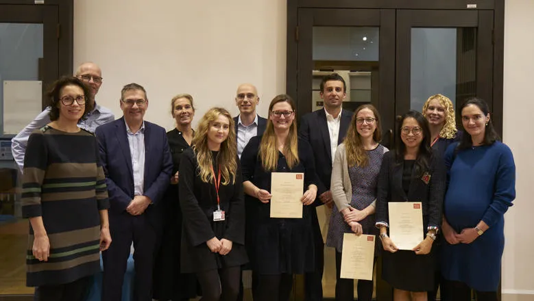 Group of staff winners at Kings Business School Impact Prize 2023