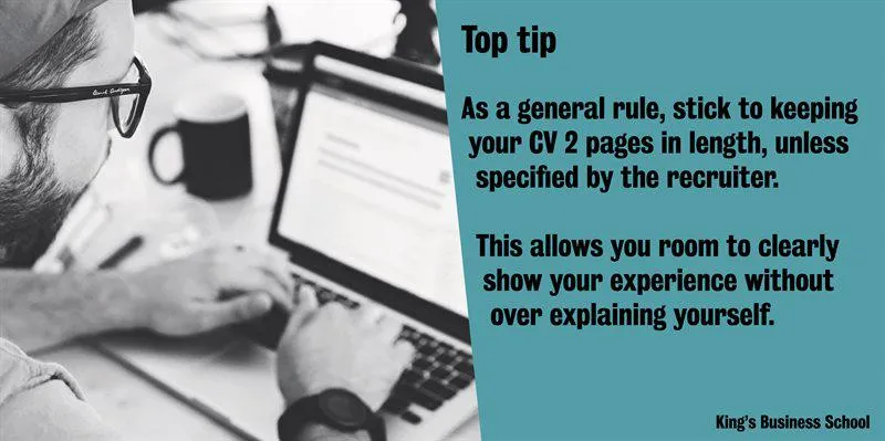 How to write the perfect CV