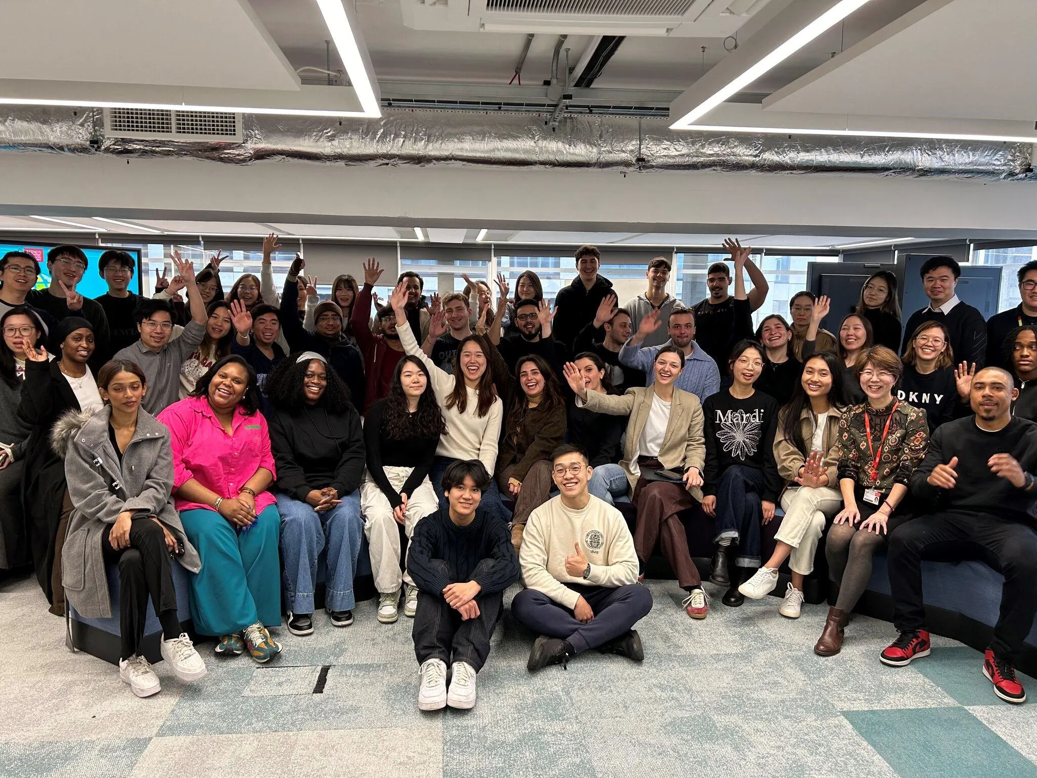 A group of MTC students at the design sprint module