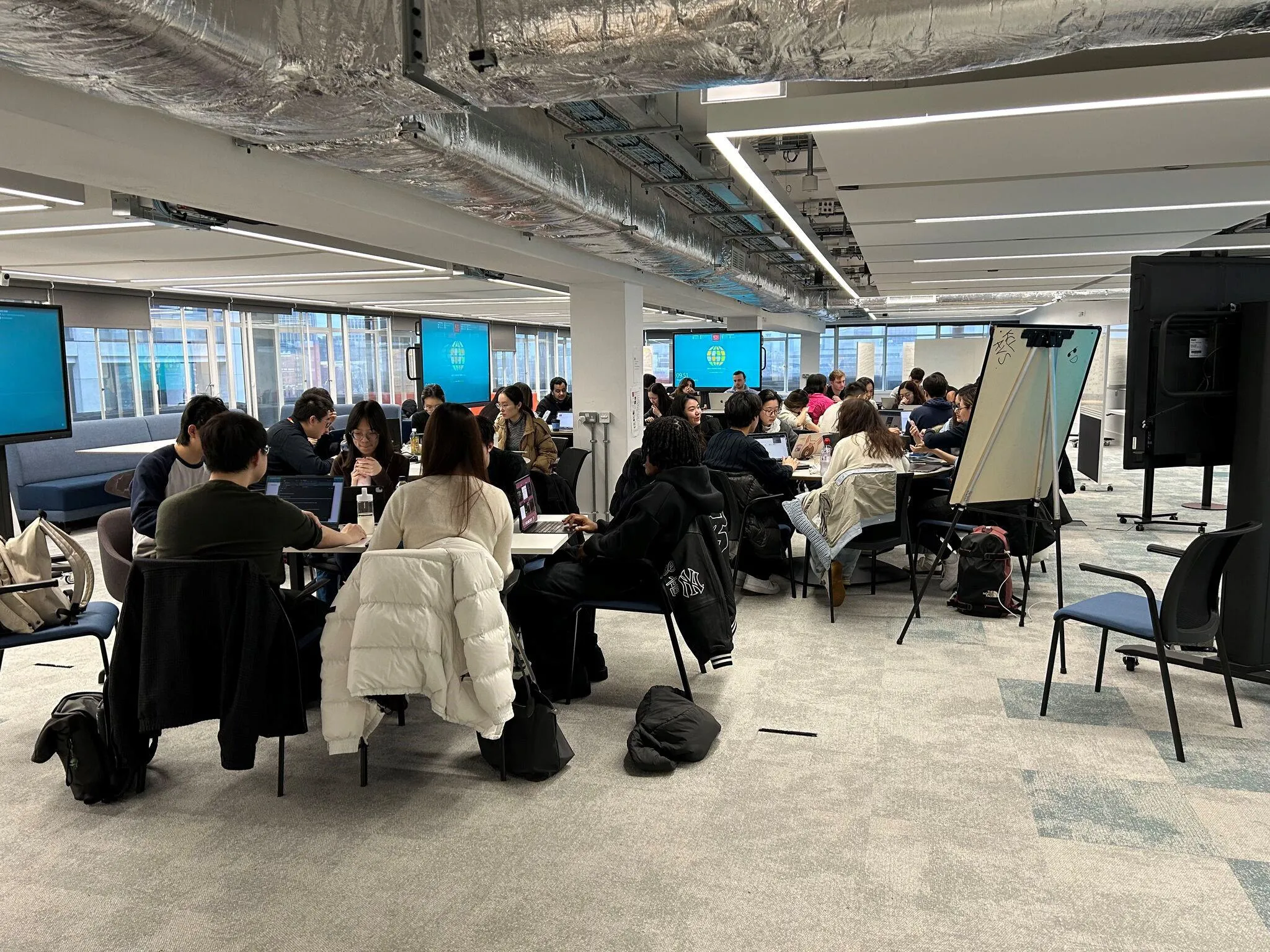 A group of MTC students at the design sprint module