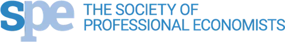 Logo for the Society of Professional Economists. 