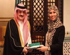 HRH Prince Mohammed bin Nawaf Al Saud and Danya Hashem