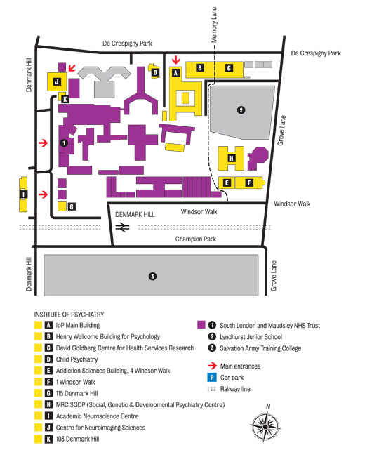 Hill College Campus Map