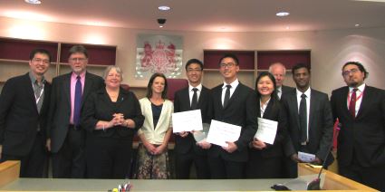 Herbert Smith Freehills Competition Law Moot hosted with King's College London